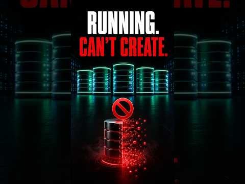 The Databases Were Running. Creating One Wasn’t